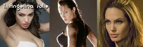 top angelina jolie