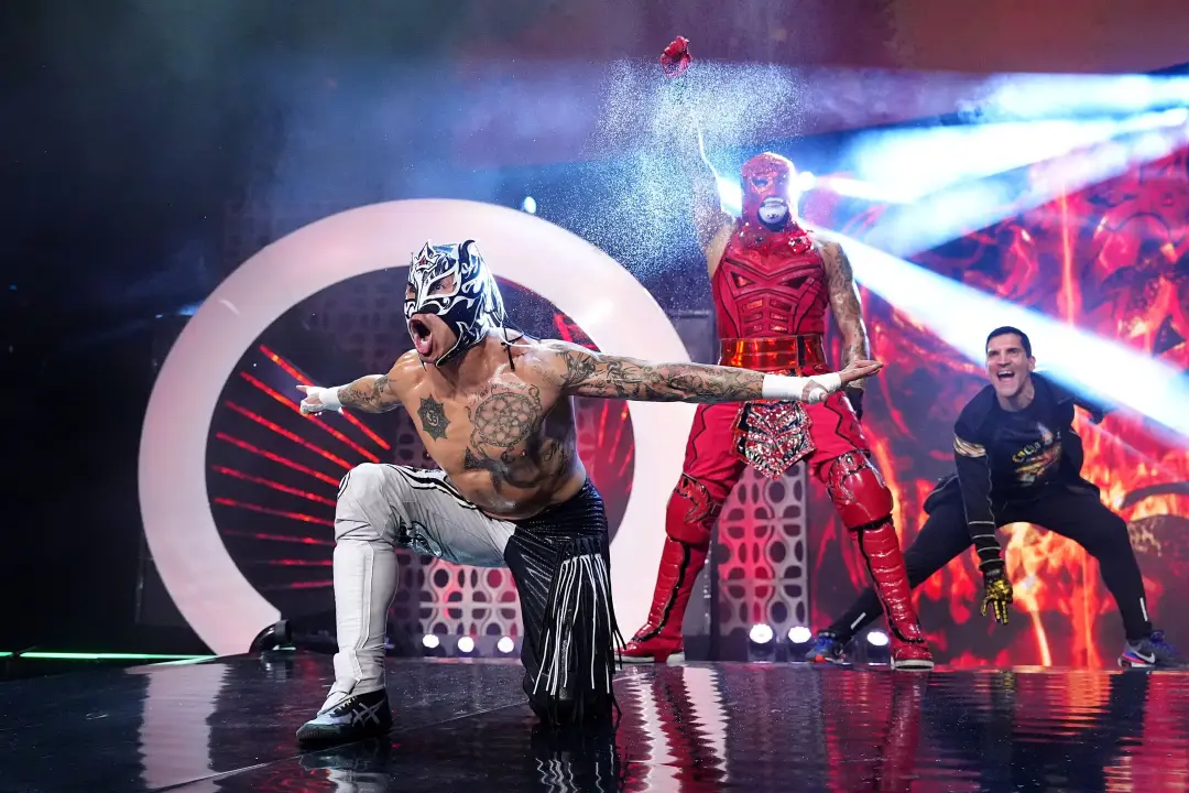 Rey Fenix und Penta bei einem ihrer letzten AEW-Auftritte