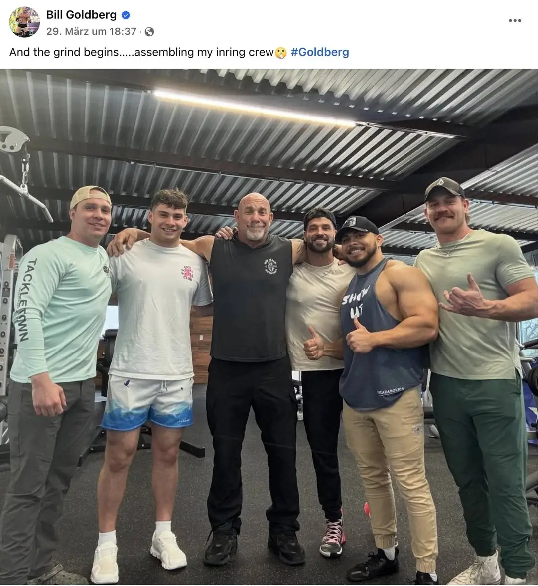 wwe goldberg trainiert 0325