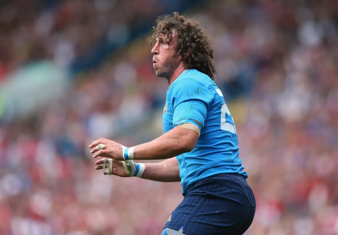 LEEDS, ENGLAND - SEPTEMBER 26: Mauro Bergamasco of Italy looks on during the 2015 Rugby World Cup Pool D match between Italy and Canada at Elland Road on September 26, 2015 in Leeds, United Kingdom. (Photo by Alex Livesey/Getty Images)