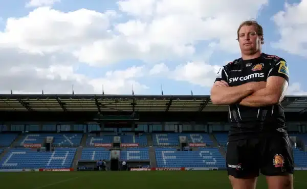 during the photocall at Sandy Park on September 8, 2015 in Exeter, England. (Photo by Dan Mullan/Getty Images)