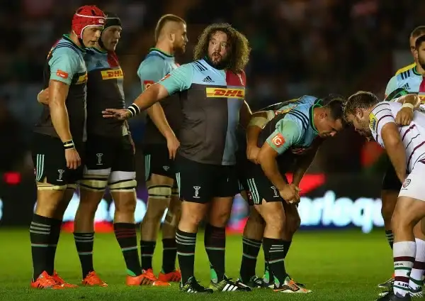 <> at Twickenham Stoop on September 25, 2015 in London, England.