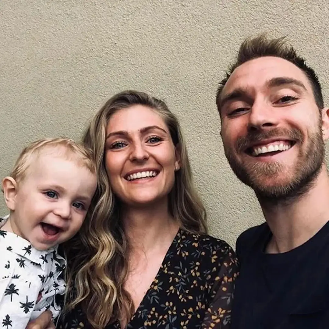 Christian og Sabrine med sønnen Alfred