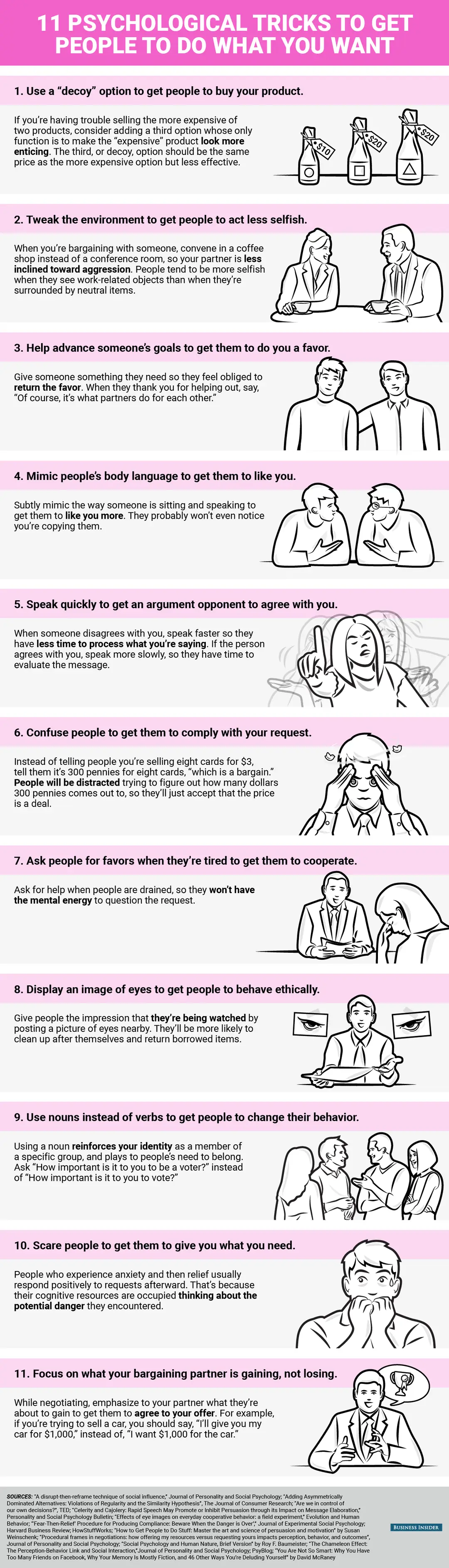 bi graphics 11 psychological tricks to get people to do what you want