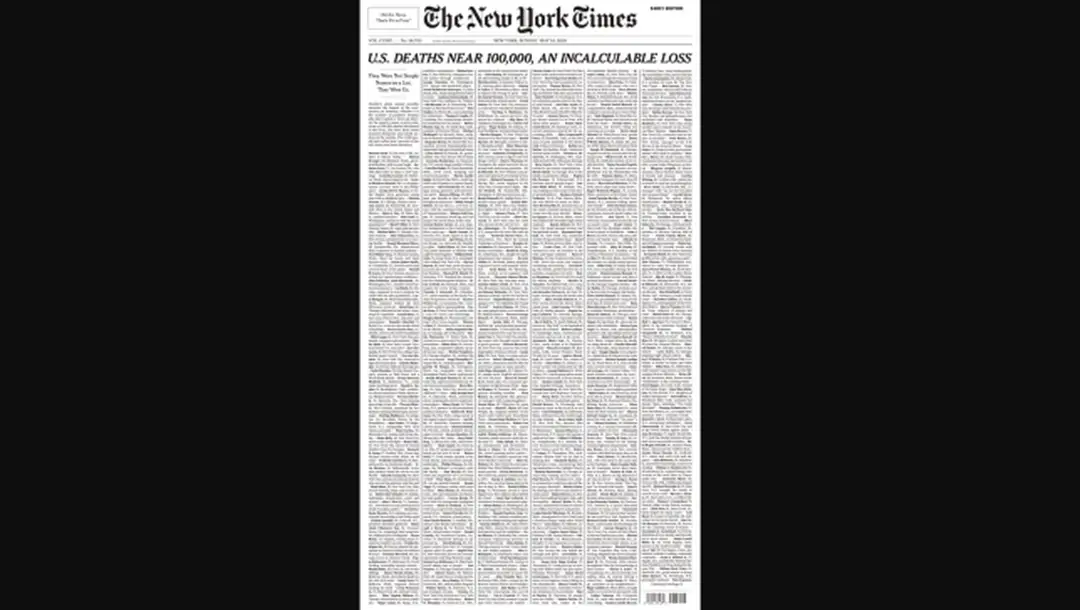 new york times frontpage