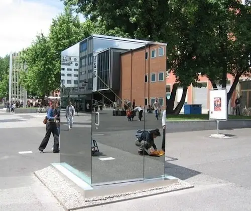 street made of one way mirrors 2