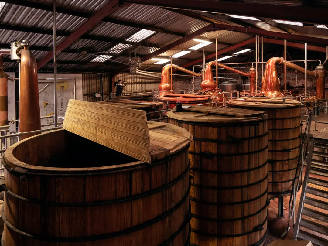 Inside of Dingle Distillery