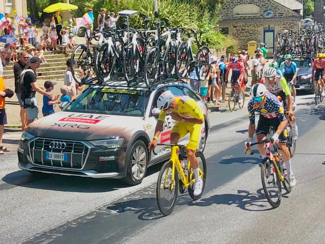 Mathieu van der Poel in de Tour de France