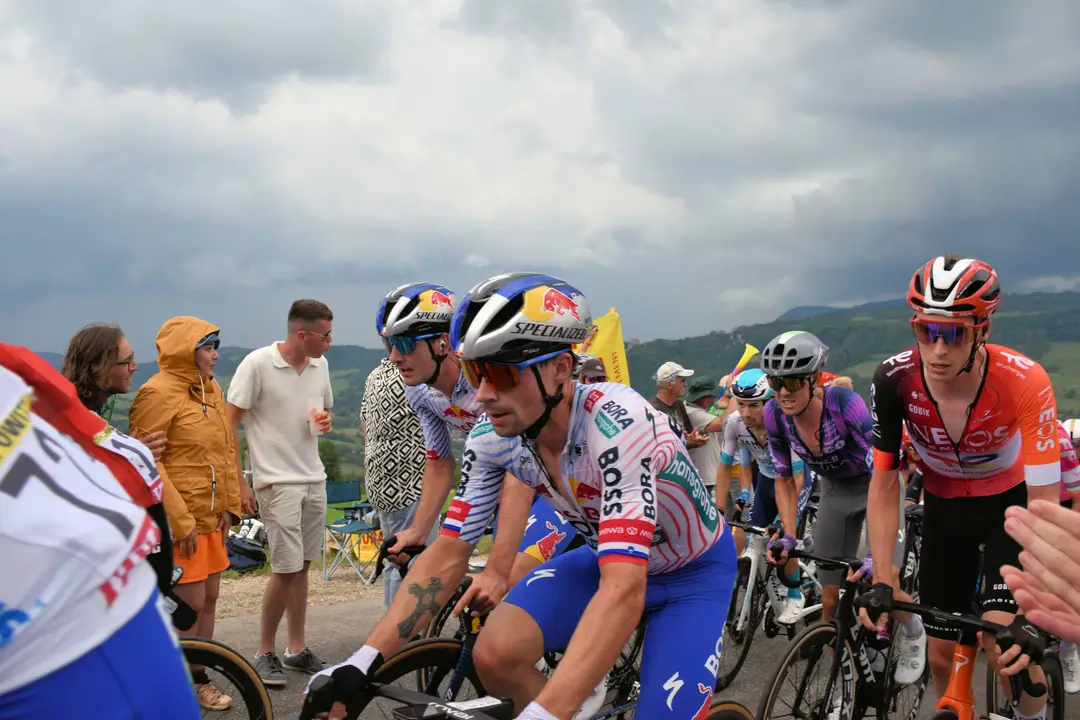 Primoz Roglic in de Tour de France