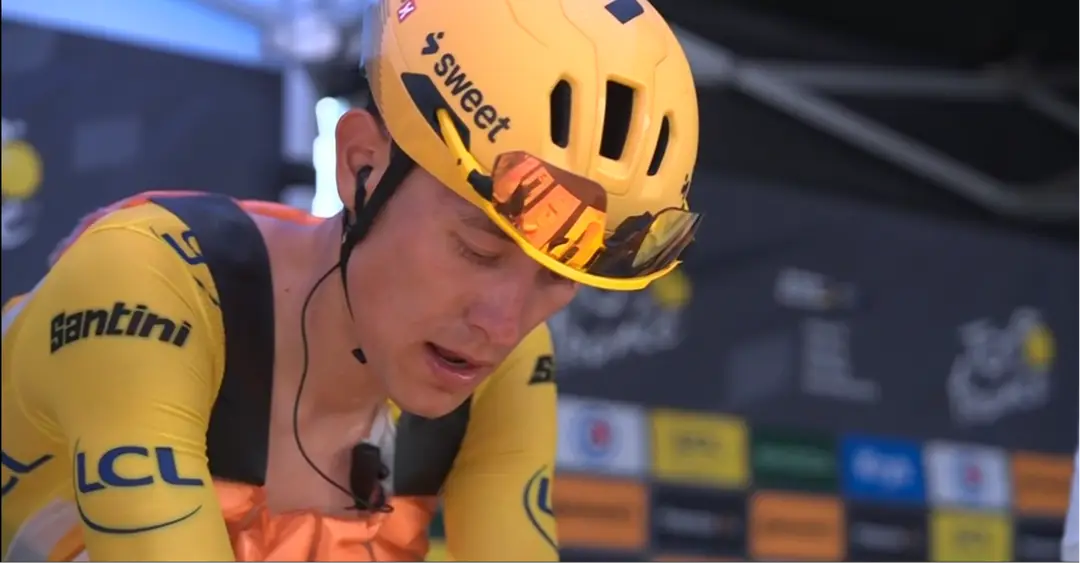 Torstein Traeen na etappe 5 van de Tour de France 2026