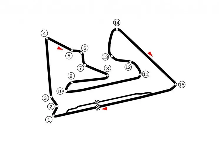 <i>Bochten 9 en 10 vormen samen voor de coureurs een van de uitdagendste bochtencombinaties.</i>