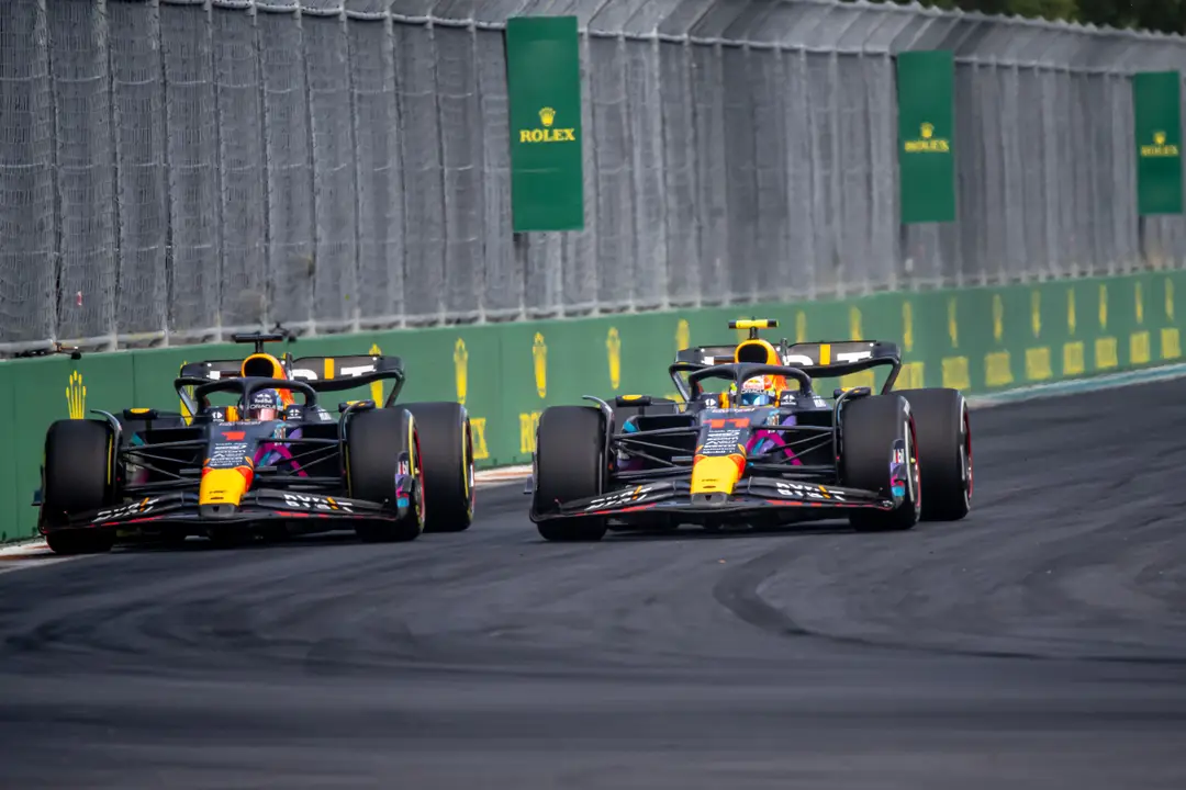 max verstappen sergio perez rb19 red bull racing f1 gp miami 2023
