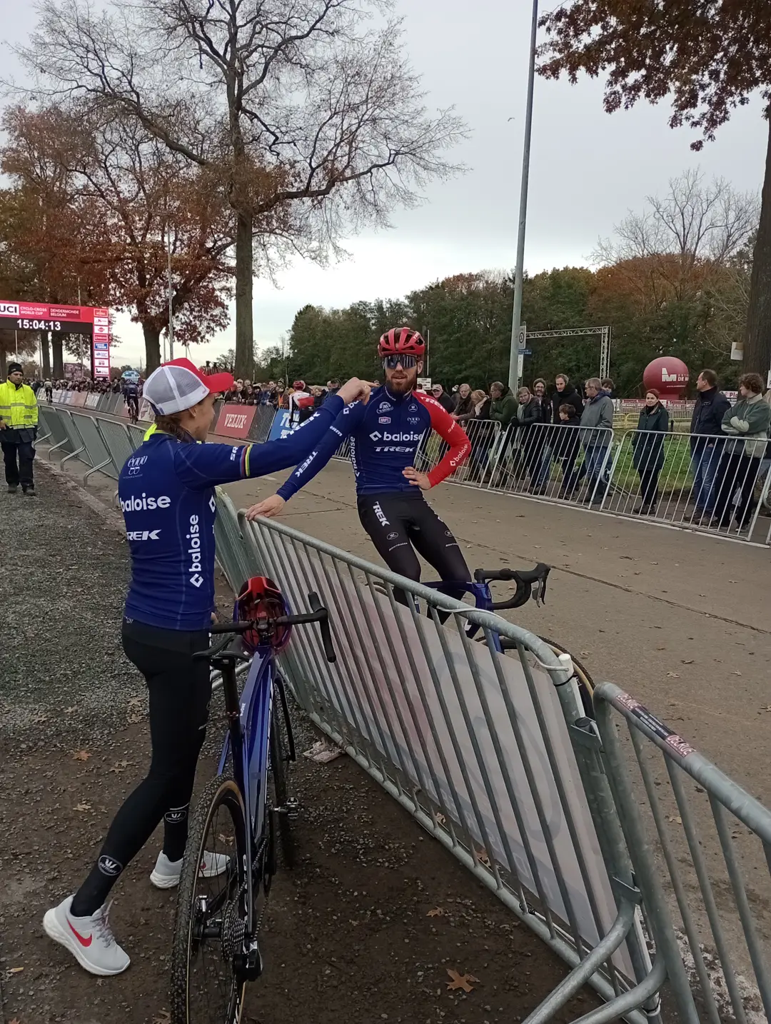 Fellow countrymen Brand and Joris Nieuwenhuis are teammates at Baloise Trek Lions.