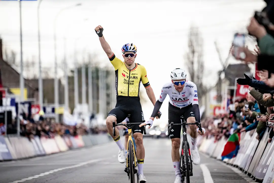 In 2024, Wout van Aert dominated Kuurne-Brussels-Kuurne.