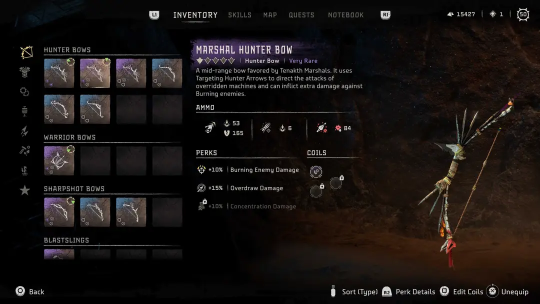 horzion forbidden west marshal hunter bowf1645099416