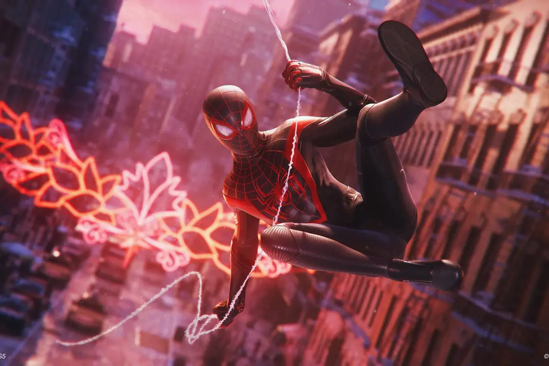 spider man miles morales slingingf1616508842