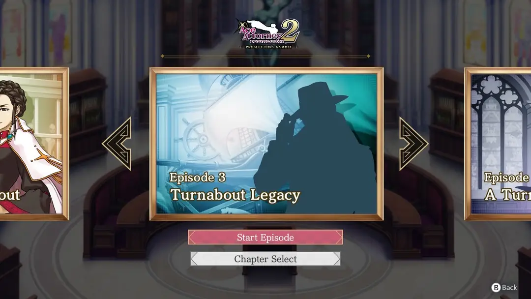 ace attorney investigations 2 prosecutor s gambit episode select