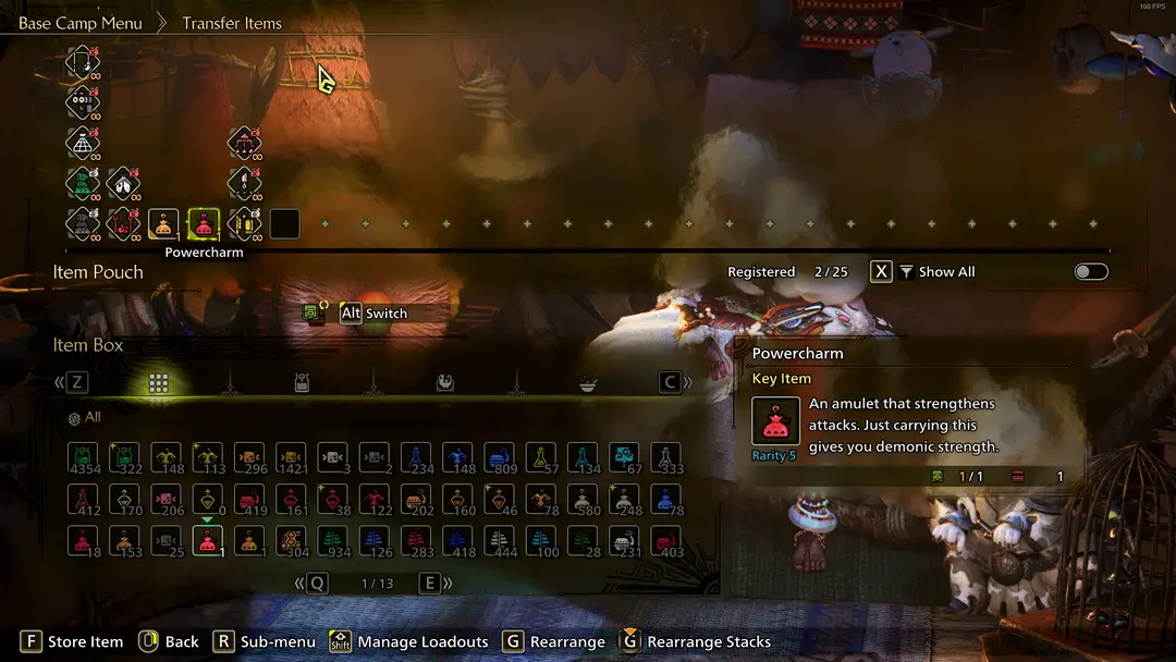 Zowel de Powercharm als Armorcharm hadden we al... al dagen