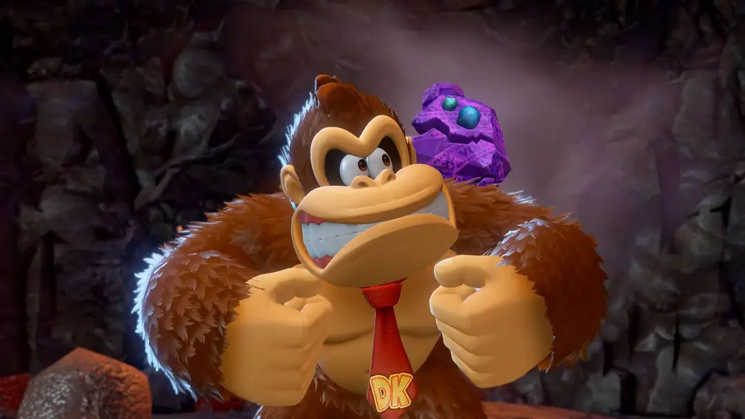 donkey kong bananza screen