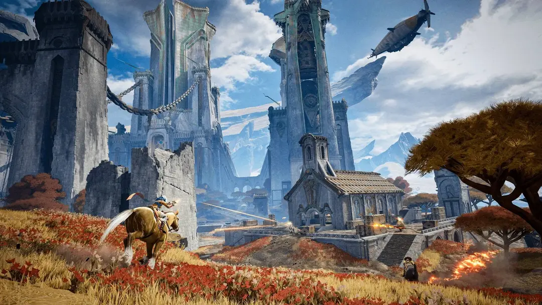 Highguard riding through the map