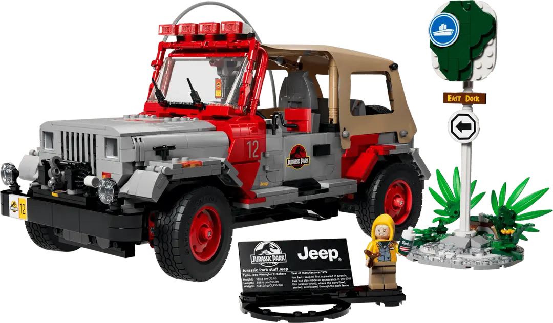 LEGO jurassic world jeep
