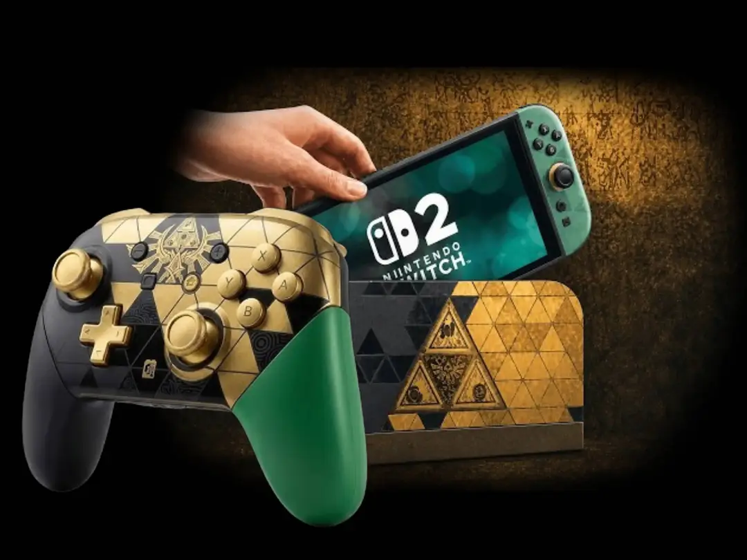Zelda Switch 2 en controller