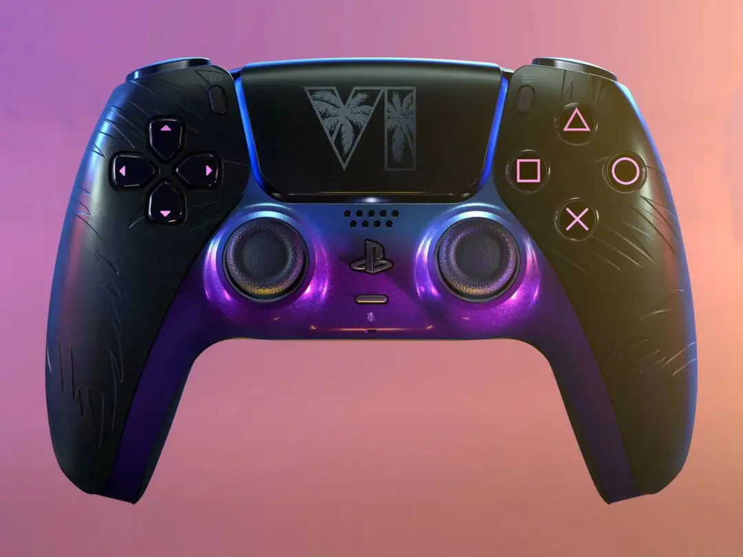 GTA 6 DualSense Black