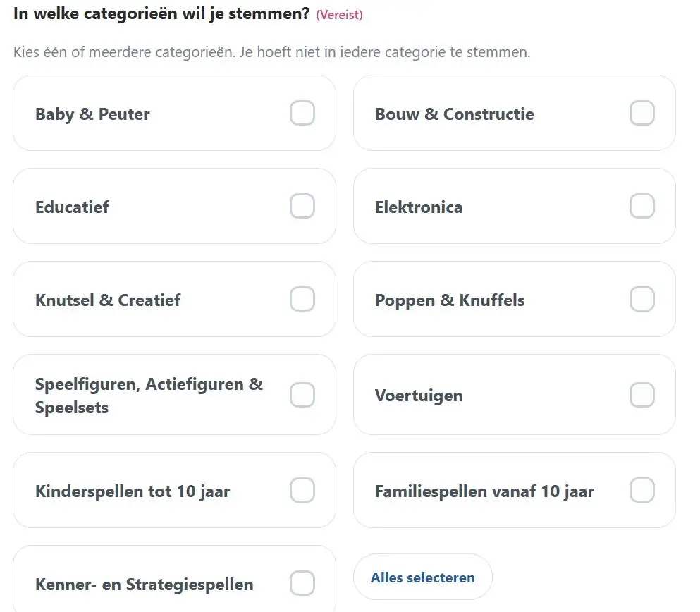 speelgoed van het jaar