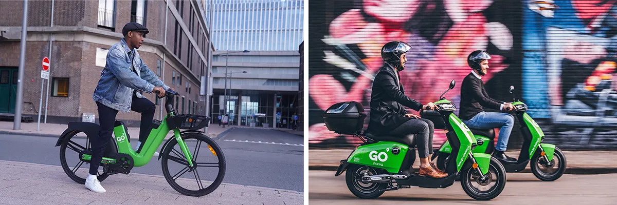 combi deelscooter