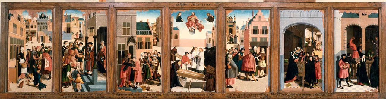 werken van barmhartigheid meester van alkmaar 1504