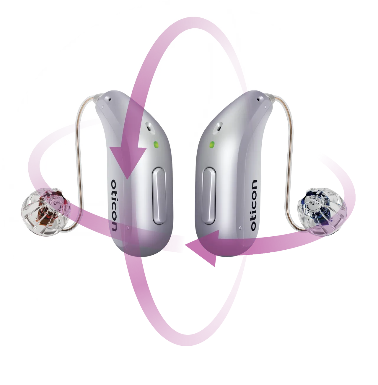 oticon intent ha with sensor graphic binaural