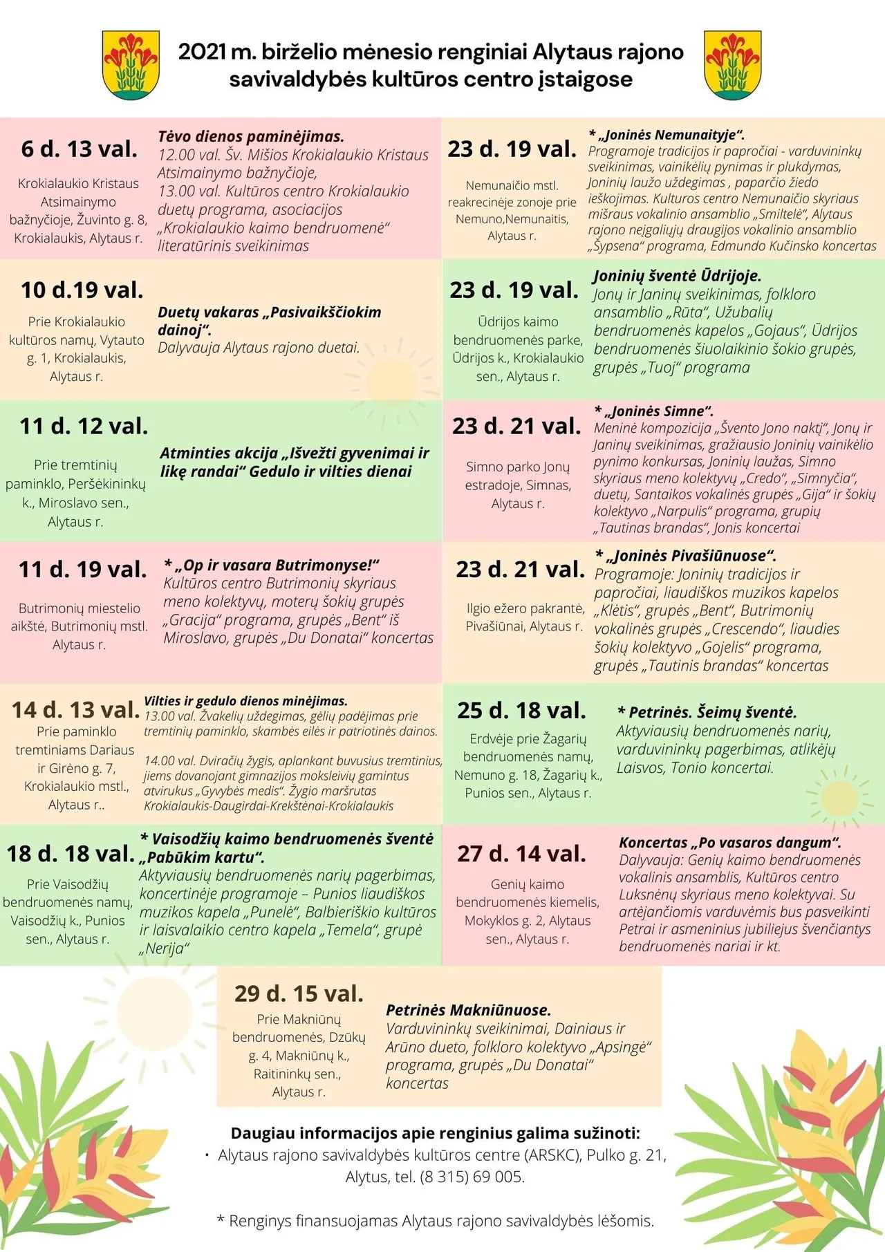 2021 m birzelio menesio renginiai alytaus rajono savivaldybes kulturos centro istaigose 1