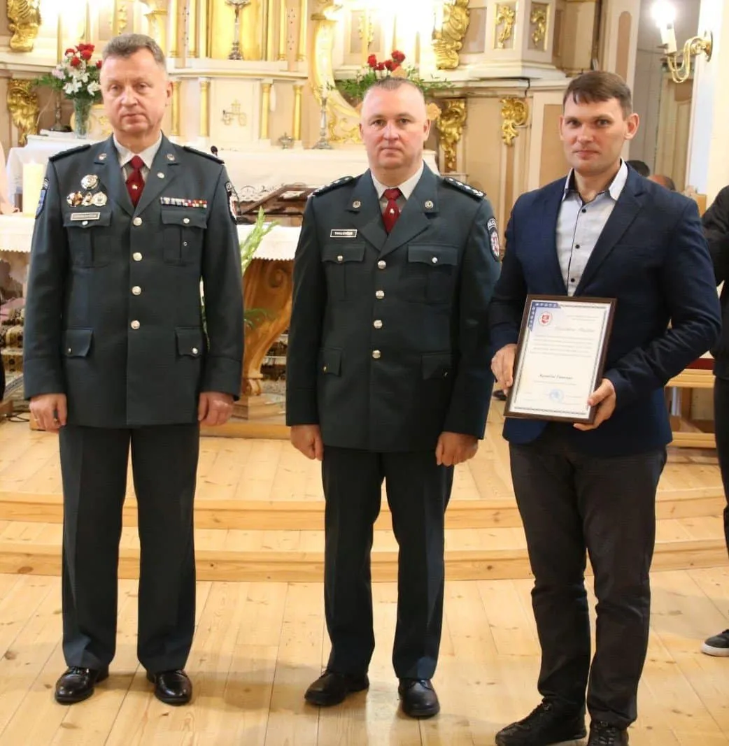 alytaus seniunas kestutis tumynas su policijos padeka