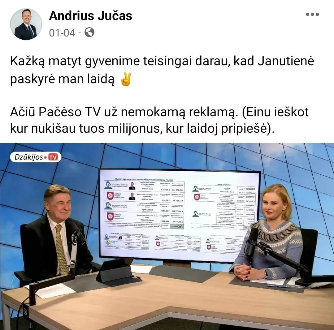 andrius jucas milijonai jpg