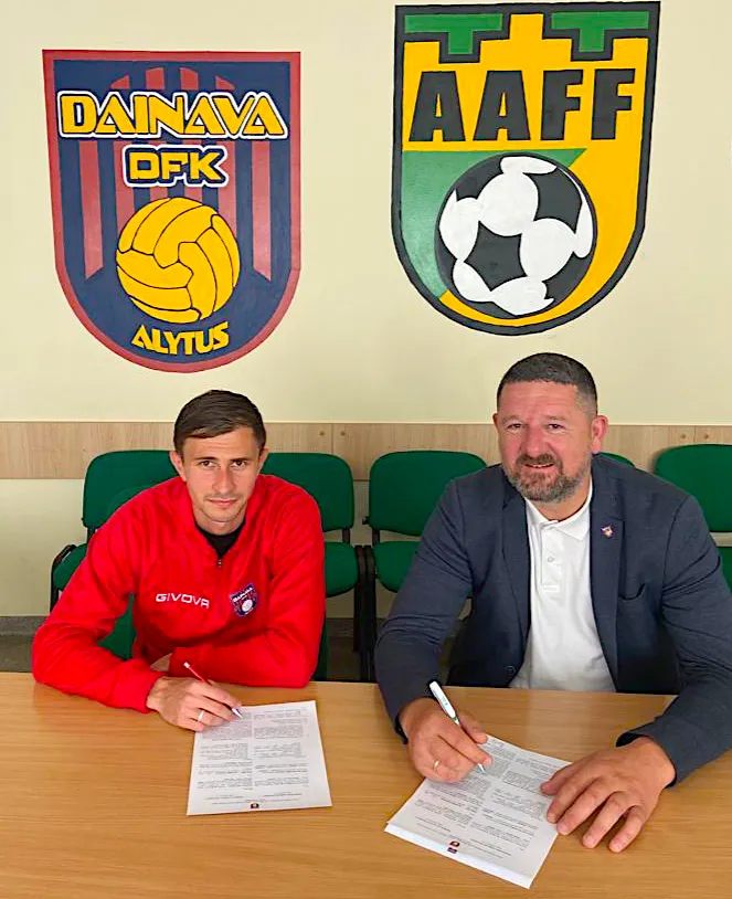 dmitri mandricenco ir dfk dainava prezidentas zydrunas lukosiunas