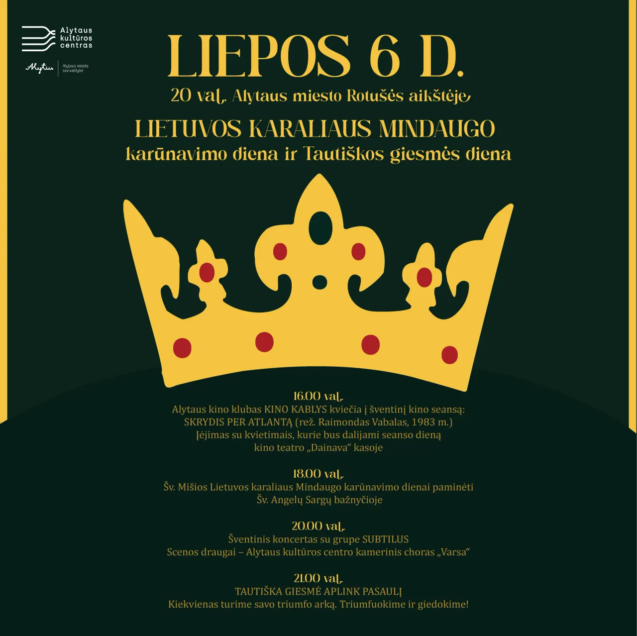 fb iraso baneris valstybes lietuvos karaliaus mindaugo karunavimo ir tautiskos giesmes diena scaled