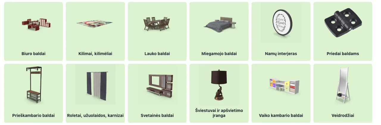 idejos namu interjerui 2024 2