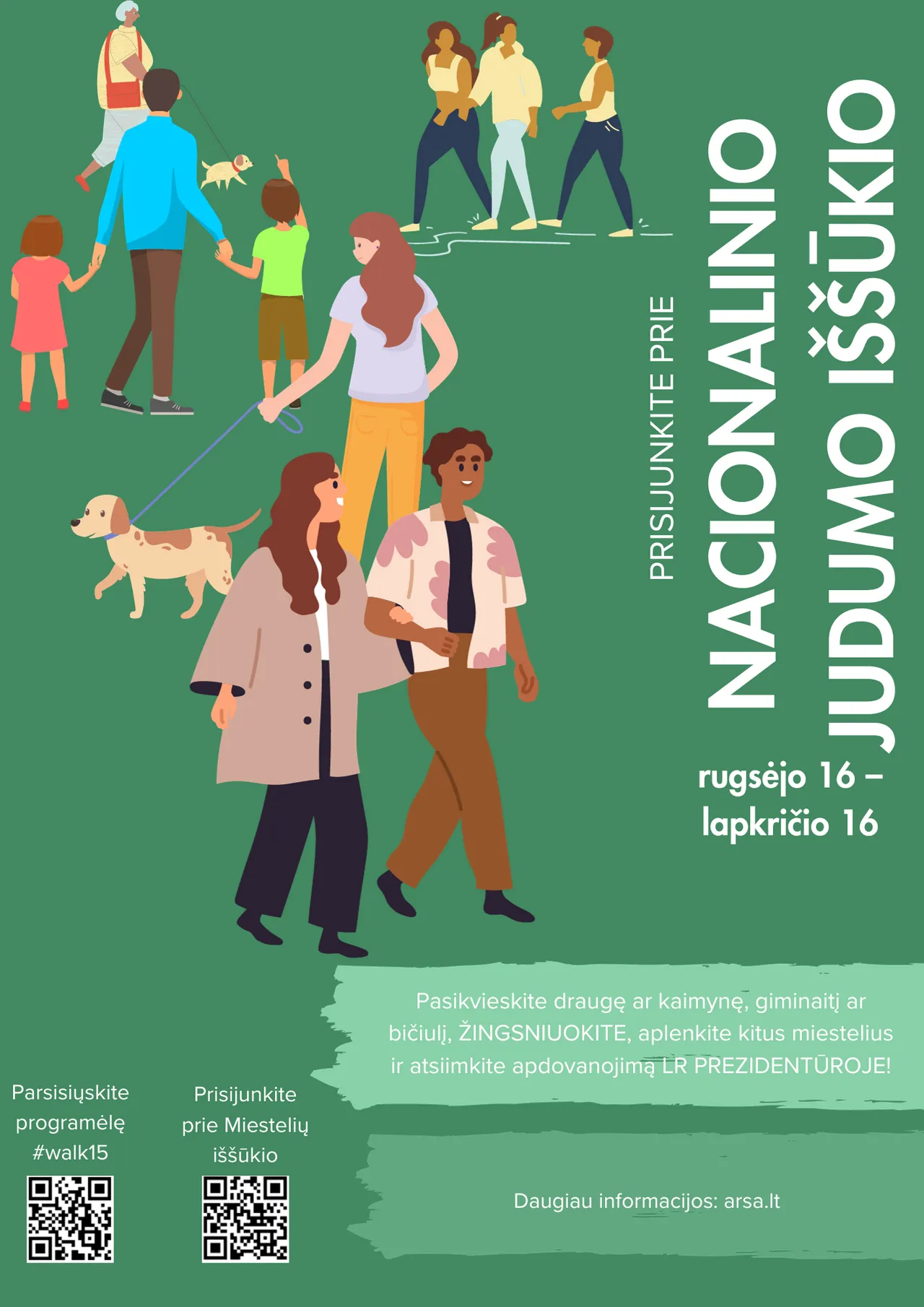 judumo savaites konkurso plakatas