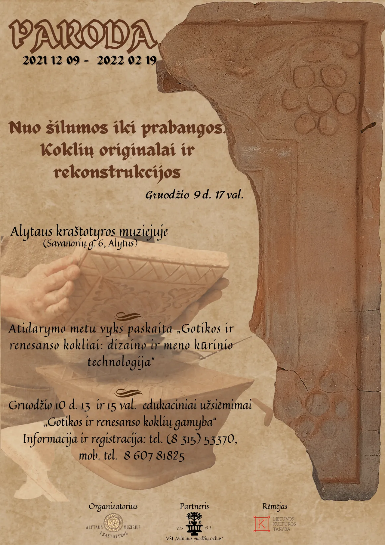 kokliu paroda plakatas