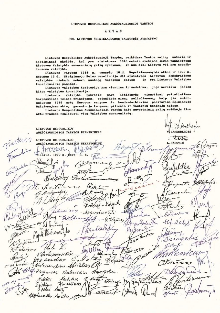 kovo 11 aktas su parasais kopija