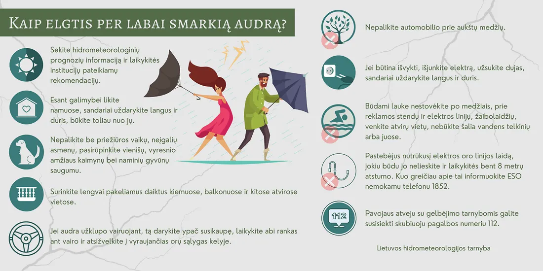 labai smarki audra 1