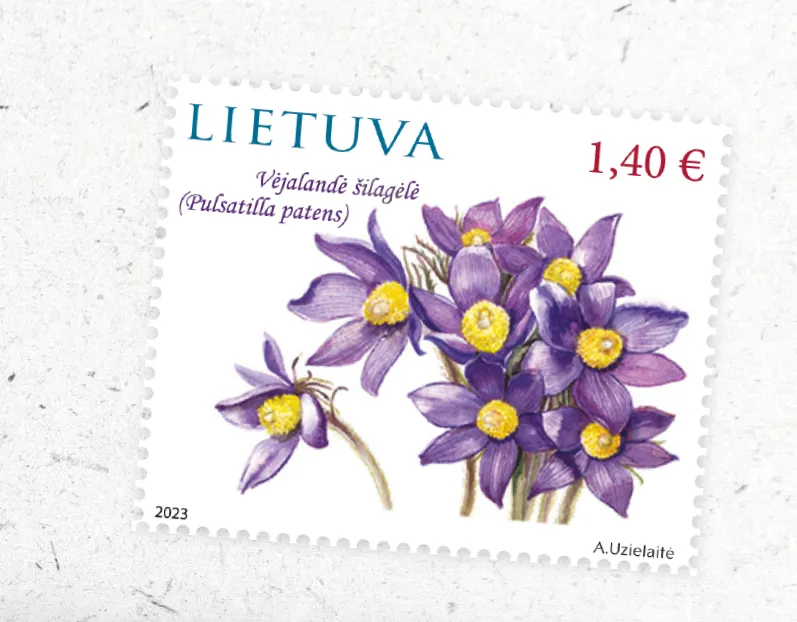 lietuvos raudonajai knygai dedikuoti naujieji pasto zenklaiveja