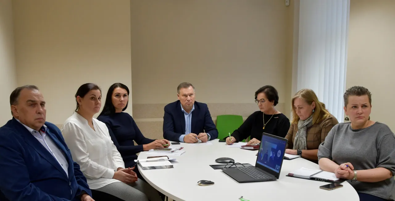 meras a vrubliauskas centre surenge nuotolini pasitarima del nemuno vagos valymo scaled