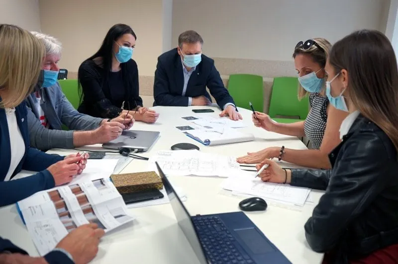 miroslavo ambulatorijos projekto aptarimas