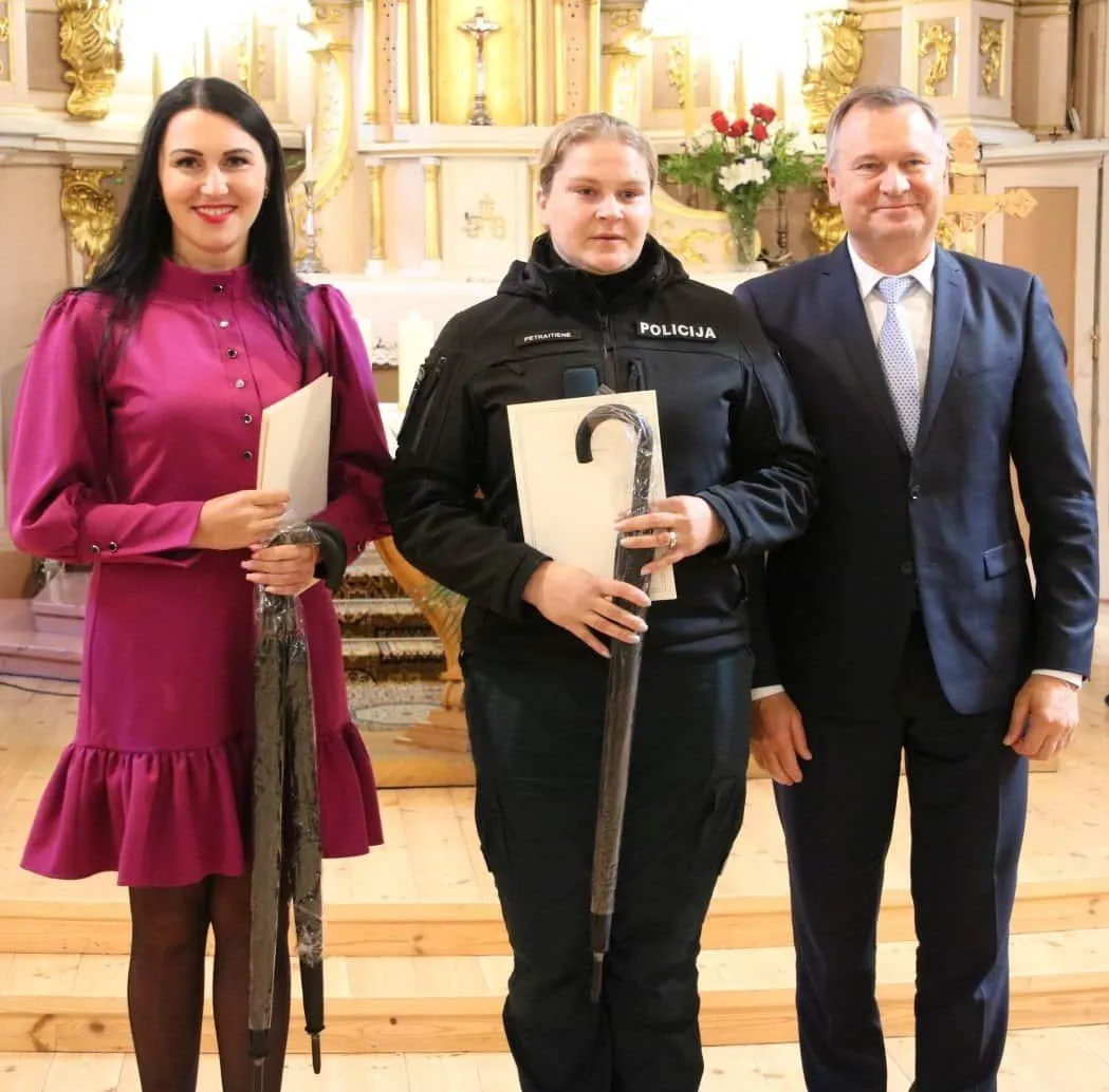 pasveikinta policininke odeta petraitiene