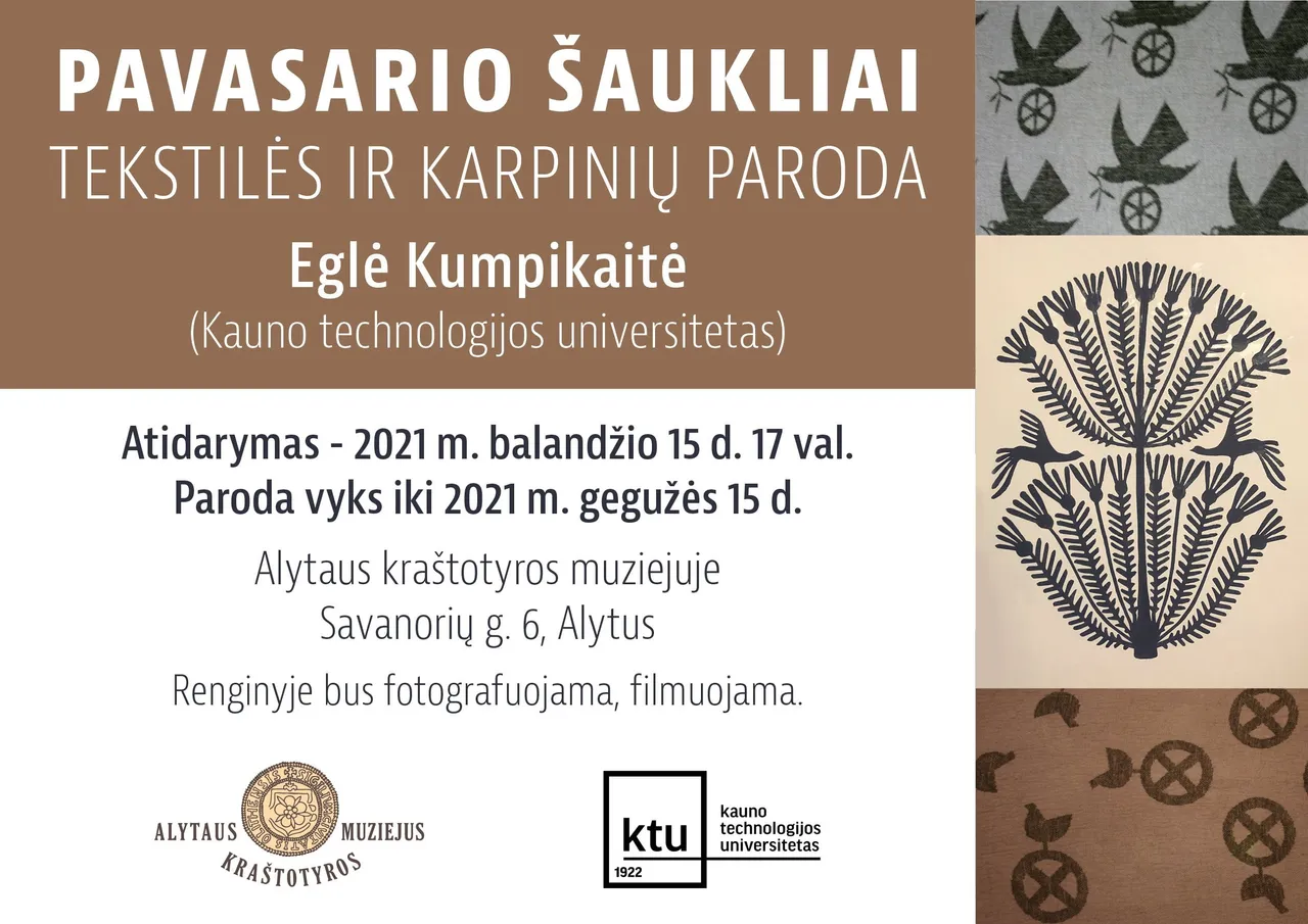 pavasario saukliai plakatas