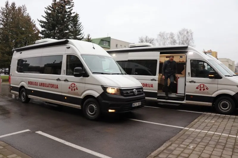 pspc pristate specializuotas transporto priemones su medicinine iranga