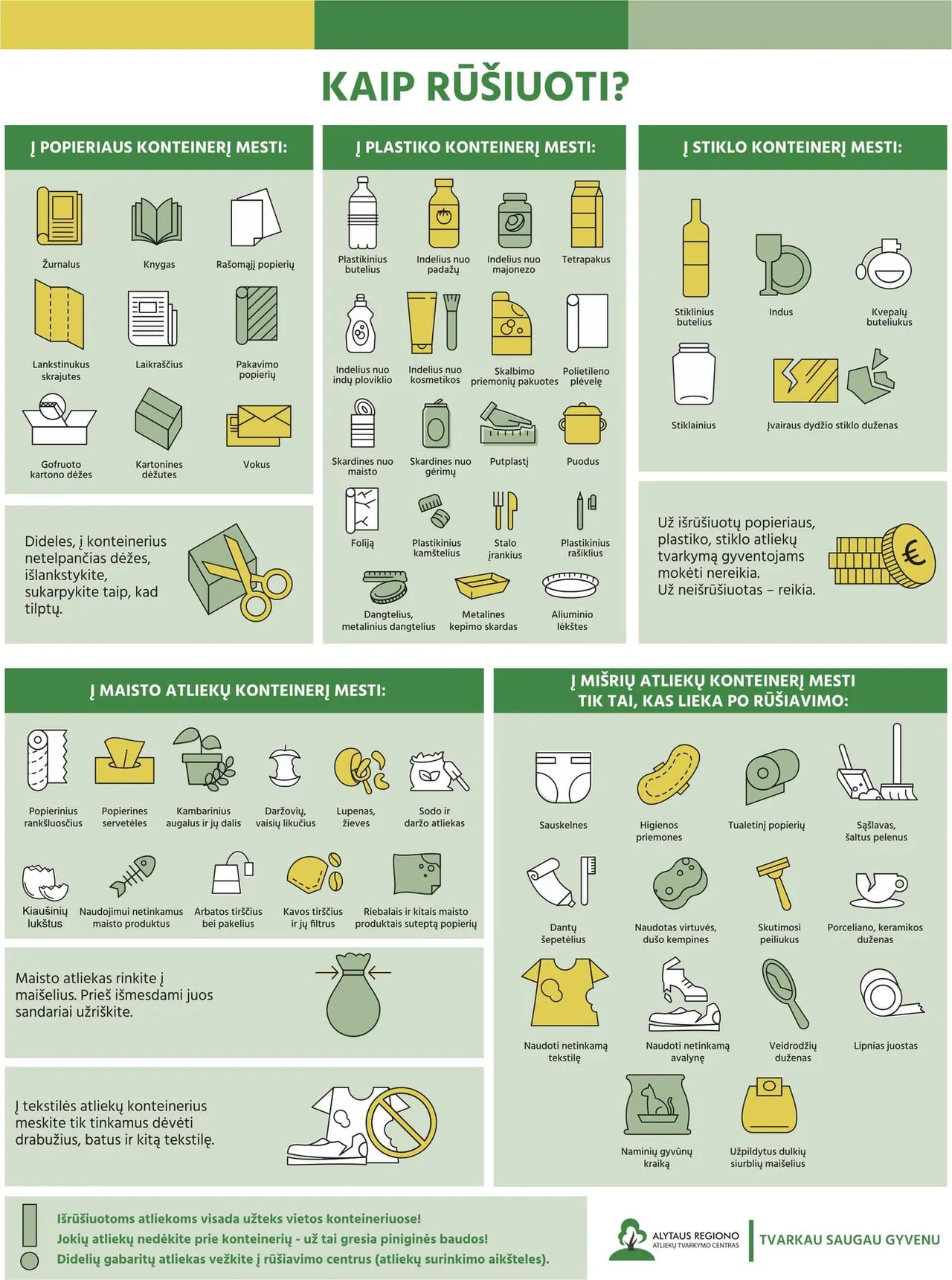 rusiavimo skrajute publikavimui