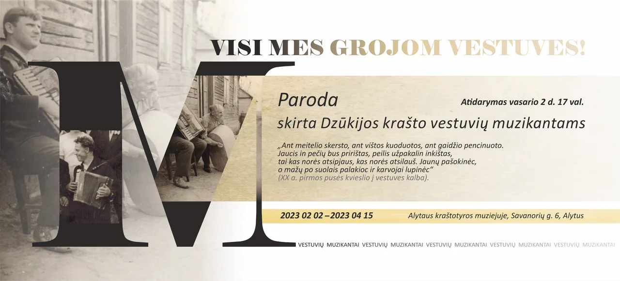 visi mes grojom vestuves