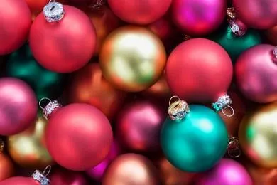 hd kerst wallpapers met gekleurde kerstballen hd achtergronden2